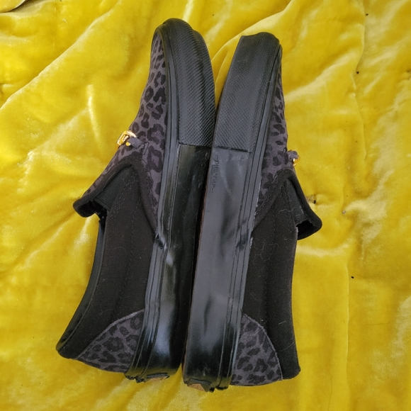 Vans Strauberry cheetah print slide on sneakers - Picture 6 of 10